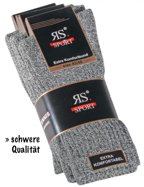 Tennissocken, graumelange Tennissocken, graumelange